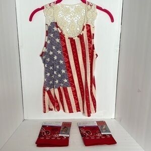 RUE 21, BLOUSE AND STYLED BASIC BANDANAS